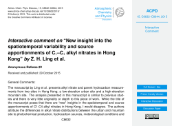 Interactive comment on &ldquo;New insight into the spatiotemporal