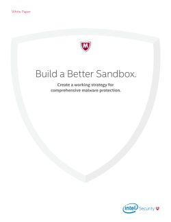 Build a Better Sandbox