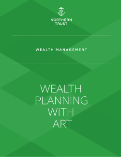Wealth Planning with Art