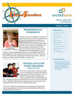 United Travelers Newsletter