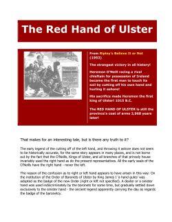 The Red Hand of Ulster