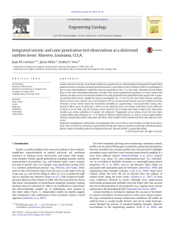Integrated seismic and cone penetration test observations at a