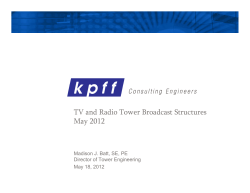 TV and Radio Tower Broadcast Structures May 2012