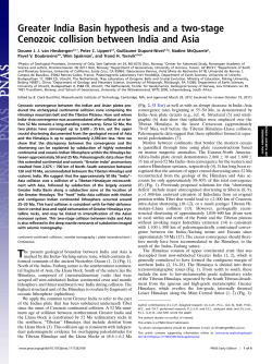 Greater India Basin hypothesis and a two