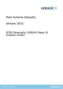 Mark Scheme - Edexcel