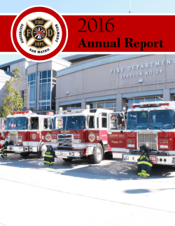 Annual Report - the City of Foster City