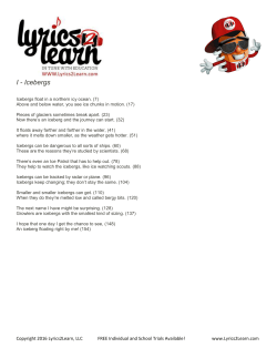 I - Icebergs - Lyrics2Learn