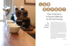 How to Set Up an In-House Coffee Lab for QC