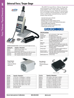 Universal Force/Torque Gauge