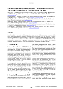 Precise Measurements on the Absolute Localization