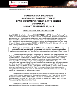 comedian nick swardson announces taste it