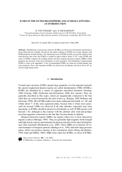 ICMES IN THE OUTER HELIOSPHERE AND AT