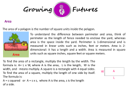 Area - Growing Futures