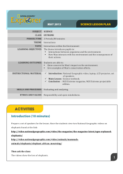 Extreme Science Lesson Plan - National Geographic Explorer