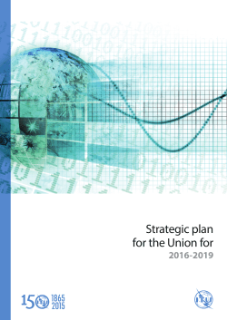 Strategic Plan for the Union 2016-2019__375511__.indd