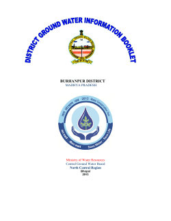 Burhanpur - Central Ground Water Board