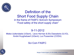 Short Food Supply Chain