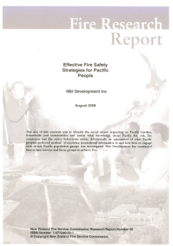 PDF: Effective Fire Safety Strategies for Pacific People