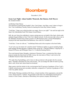 Scene Last Night: Adam Sandler Menorah, Jim Simons, Seth Meyers