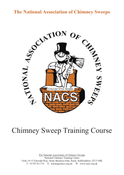 Chimney Sweep Training Course