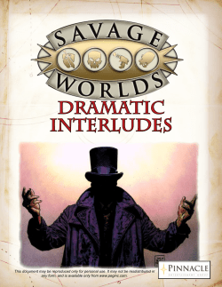 dramatic interludes