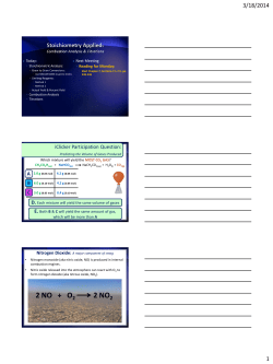 2 NO + O2 2 NO2 - Canvas by Instructure