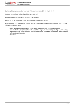TCPDF Example 061 - Luxterra Sisustus O&Uuml;