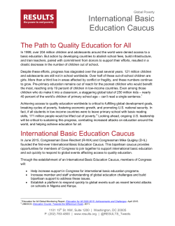 International Basic Education Caucus