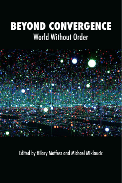 BEYOND CONVERGENCE - Center for Complex Operations
