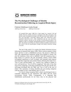 The Psychological Challenges of Identity Reconstruction Following