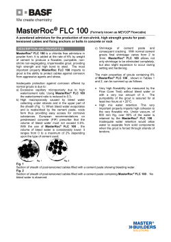 A powdered admixture for the production of non