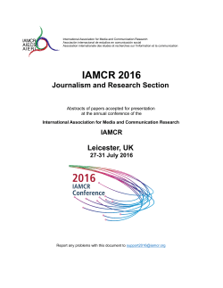 Social Media in News Coverage of the Umbrella Movement