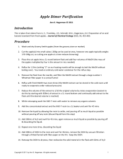 Purification of standard procyanidin (dimer) from apple