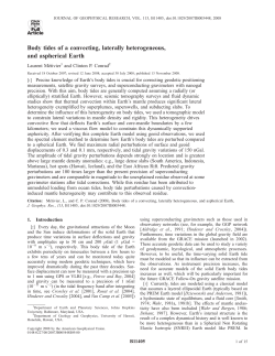 Body tides of a convecting, laterally heterogeneous, and aspherical
