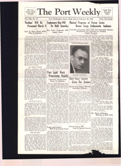 The Port Weekly Soph Hop