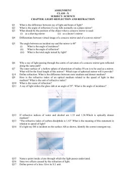 ASSIGNMENT CLASS &ndash;X SUBJECT- SCIENCE