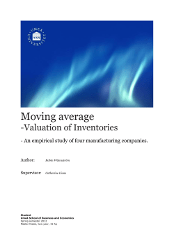 Moving average