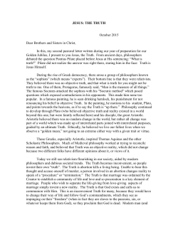 Jesus the Truth - Saint Martha Church