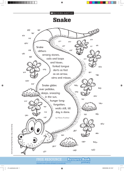 Snake - Scholastic Education