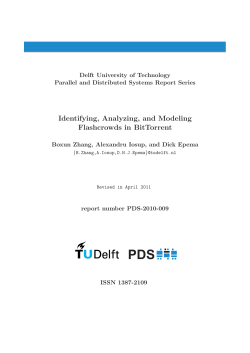 Identifying, Analyzing, and Modeling Flashcrowds in BitTorrent