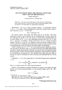 ie, if - American Mathematical Society