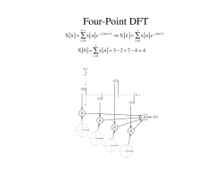Four-Point DFT - UTK-EECS
