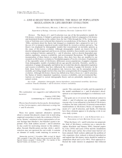 r- and K-selection revisited: the role of