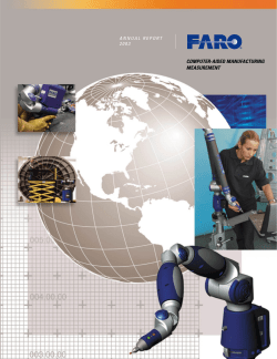 FARO Computer-Aided Manufacturing Measurement