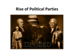 Rise of Political Parties