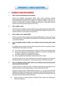 FREQUENTLY ASKED QUESTIONS