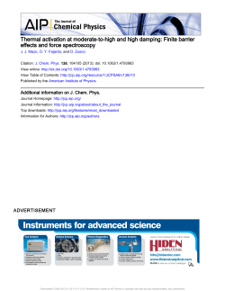 Thermal activation at moderate-to-high and high damping: Finite