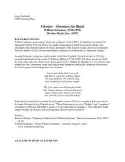 Chester &ndash; Overture for Band