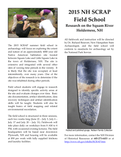 2013 scrap - Plymouth State University