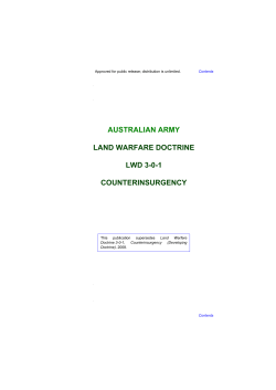 LWD 3-0-1 Counterinsurgency